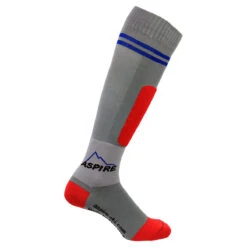 Aspire Ski-D Ski Socks -The Raceplace Shop 22 Aspire Ski D Socks GRY 2