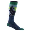 Darn Tough Men's Light Ski Socks -The Raceplace Shop 22 Darn Tough Mens Solstice Light Ski Sock Midnight