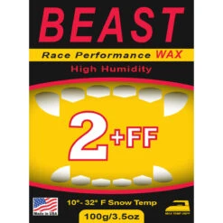 BEAST 2FF (Fluoro-Free) Race Wax 8 BEAST 2FF (Fluoro-Free) Race Wax -The Raceplace Shop Beast Wax 2 FF 100g