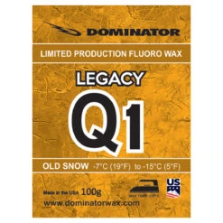Dominator Legacy Fluoro Race Wax -The Raceplace Shop Dominator Legacy Q1 Wax 100g