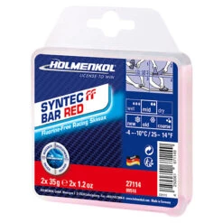 Holmenkol Syntec FF Race Wax 12 Holmenkol Syntec FF Race Wax -The Raceplace Shop Holmenkol Syntec FF Race Wax RED 70g