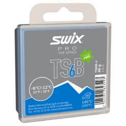 Swix PRO Top Speed Black (TSB) Wax -The Raceplace Shop Swix Wax TS06B 40g